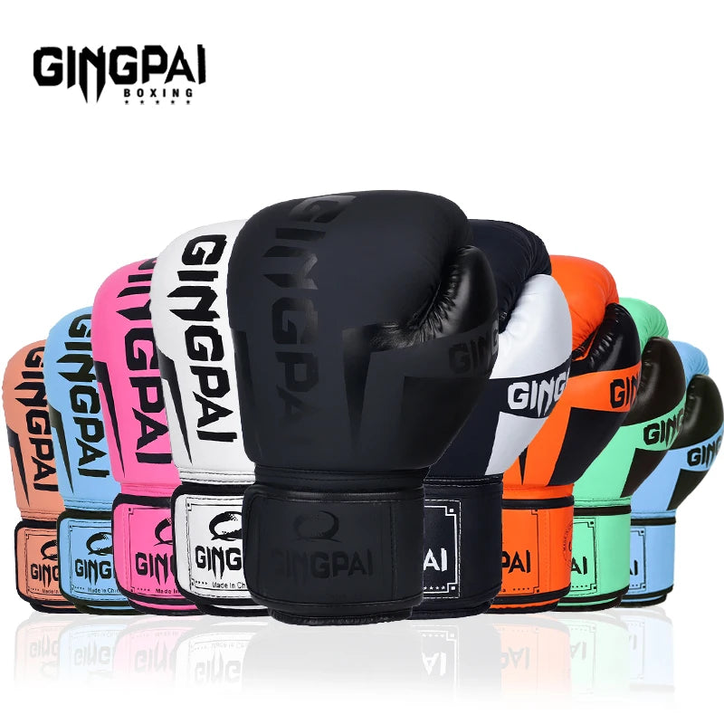GINGPAI Boxing Gloves Sanda Sparring i MMA Training Mitts