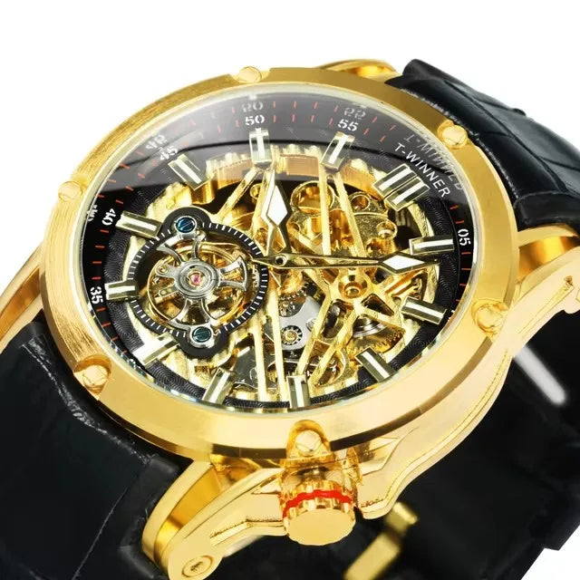 Automatic Movement Mechanical Watches Men Stainless Steel Luxury Sports