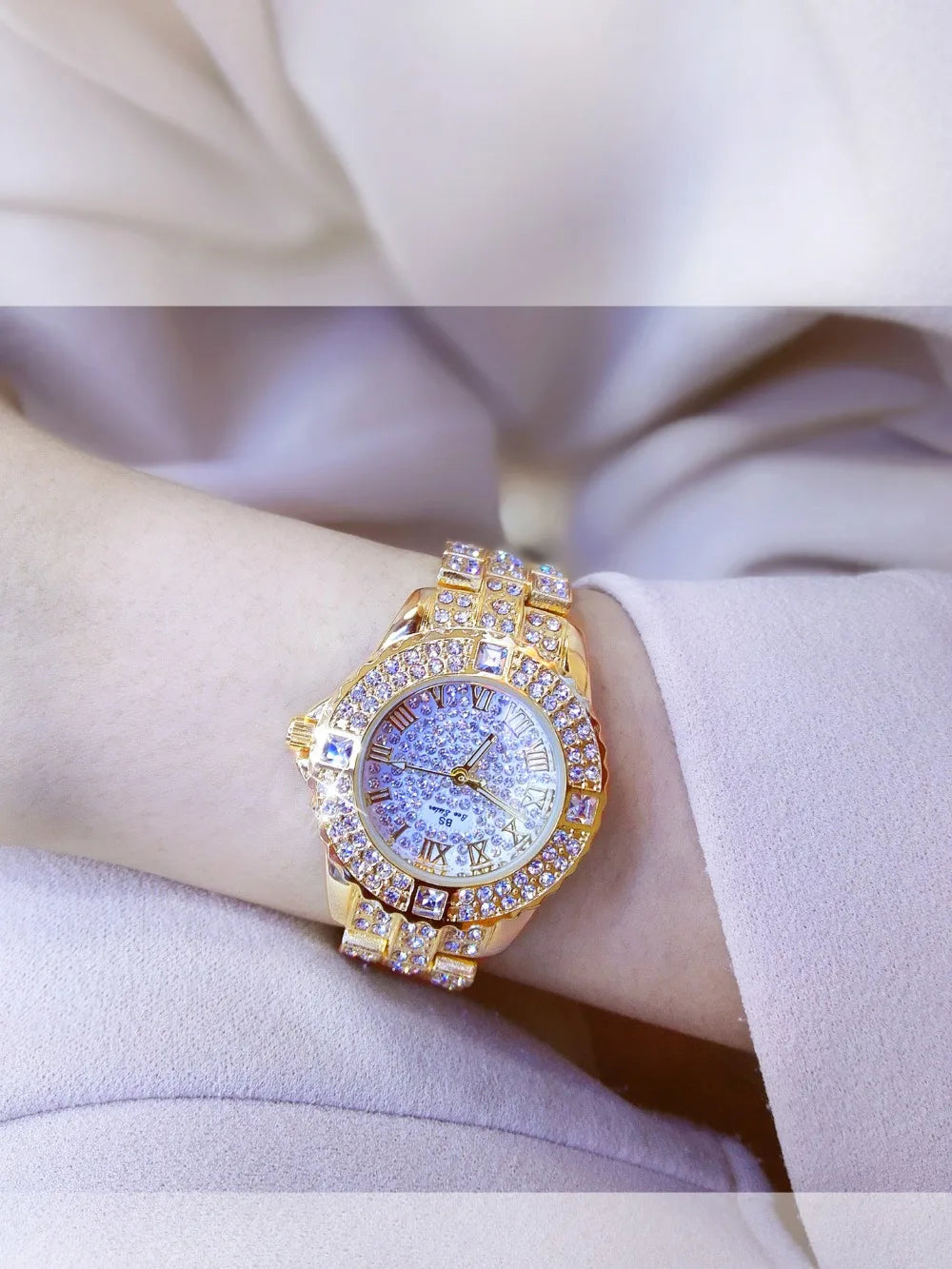 Women Watches Diamond Gold Watch Ladies Wrist Watches Luxury Brand