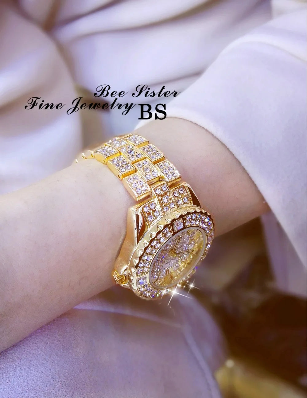 Women Watches Diamond Gold Watch Ladies Wrist Watches Luxury Brand