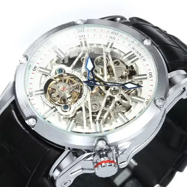 Automatic Movement Mechanical Watches Men Stainless Steel Luxury Sports