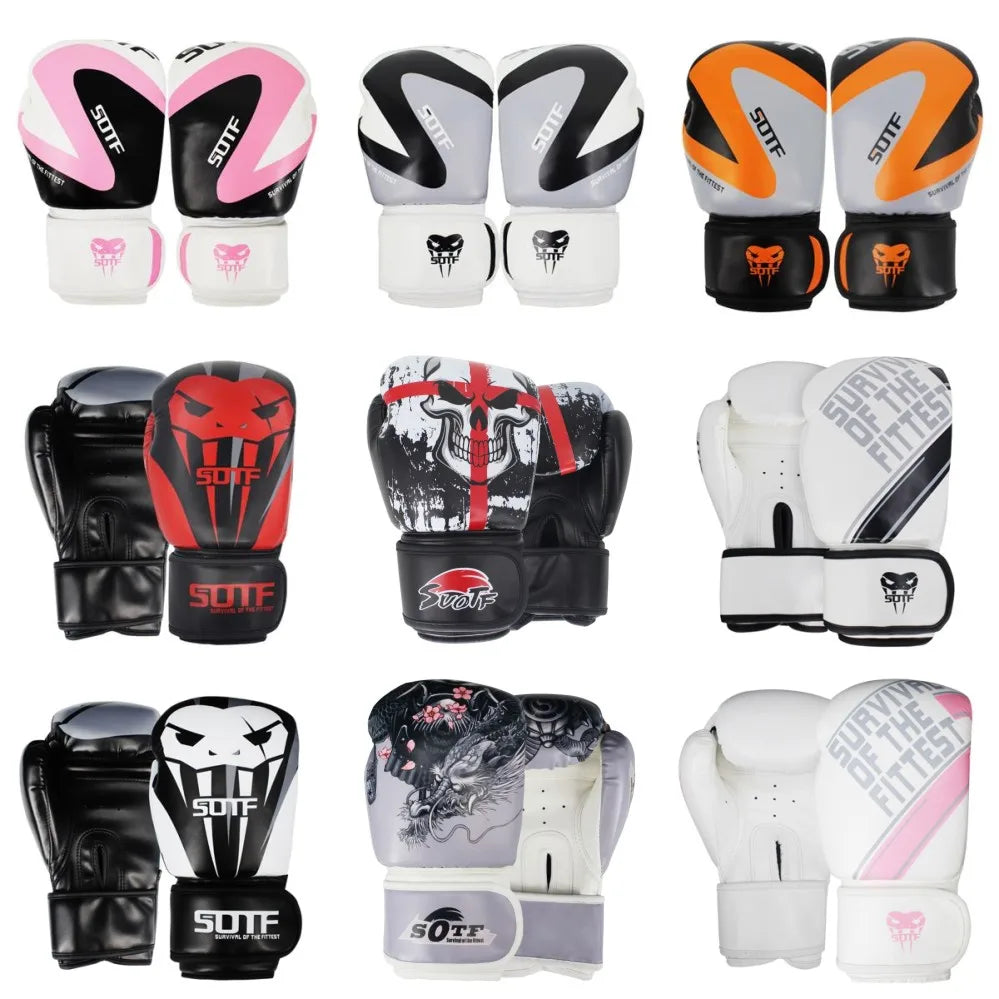 SOTF MMA Venomous snake Multicolor Boxing gloves MMA gloves Tiger Muay Thai