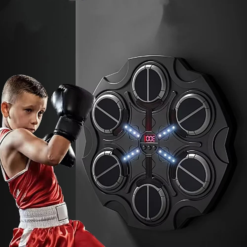 Smart Boxing Machine, Home Music Wall Target Trainer with Gloves