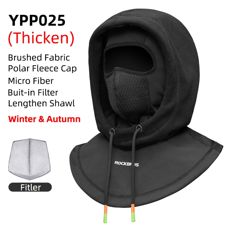 ROCKBROS Motorcycle Scooter Mask Winter Cycling Face Mask MEN