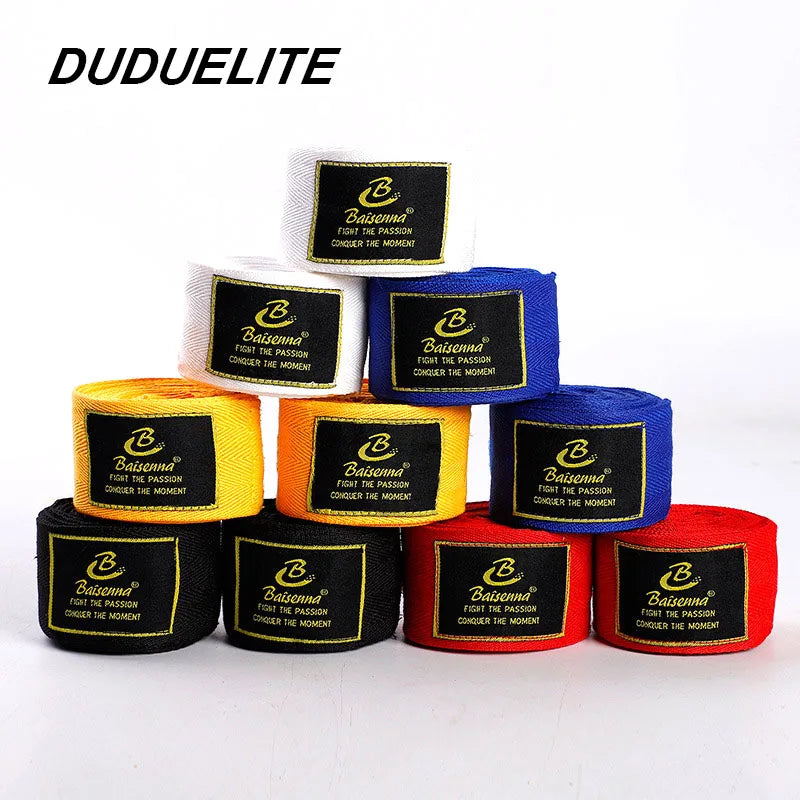 Cotton Boxing Bandage Sports Strap Sanda Kick Boxing MMA Hand Gloves Wraps
