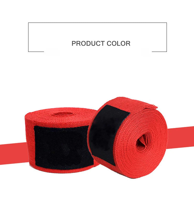 Cotton Boxing Bandage Sports Strap Sanda Kick Boxing MMA Hand Gloves Wraps