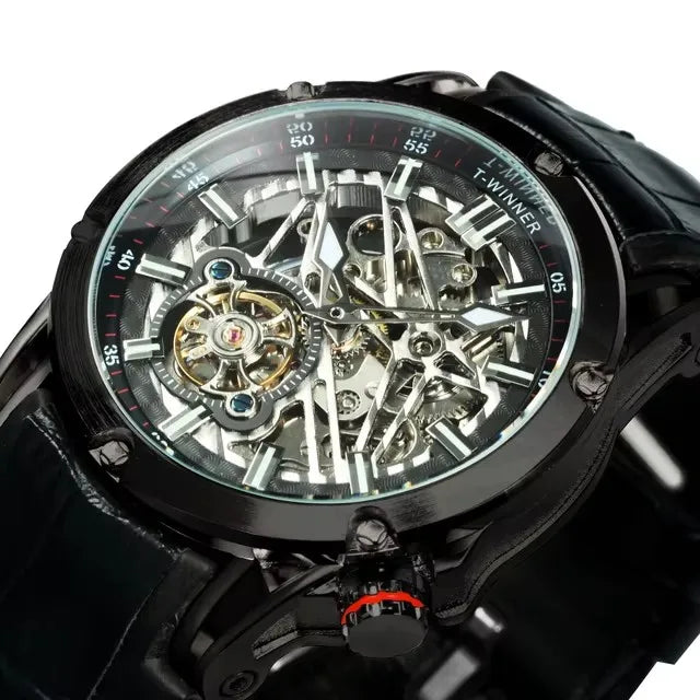 Automatic Movement Mechanical Watches Men Stainless Steel Luxury Sports
