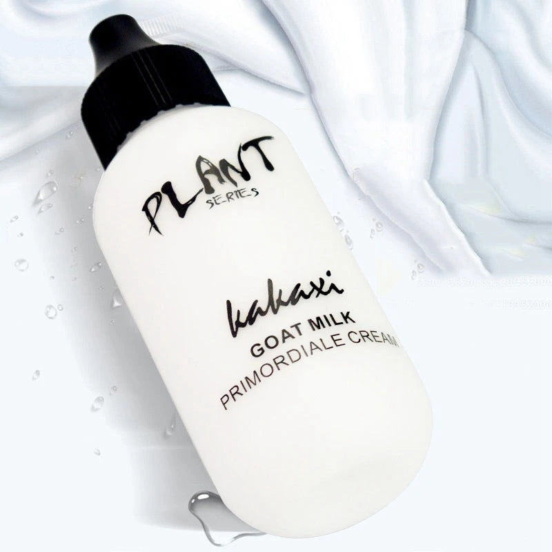 Make up Lazy Face Foundation Goat Milk Cream Whitening Full Coverage Waterproof
