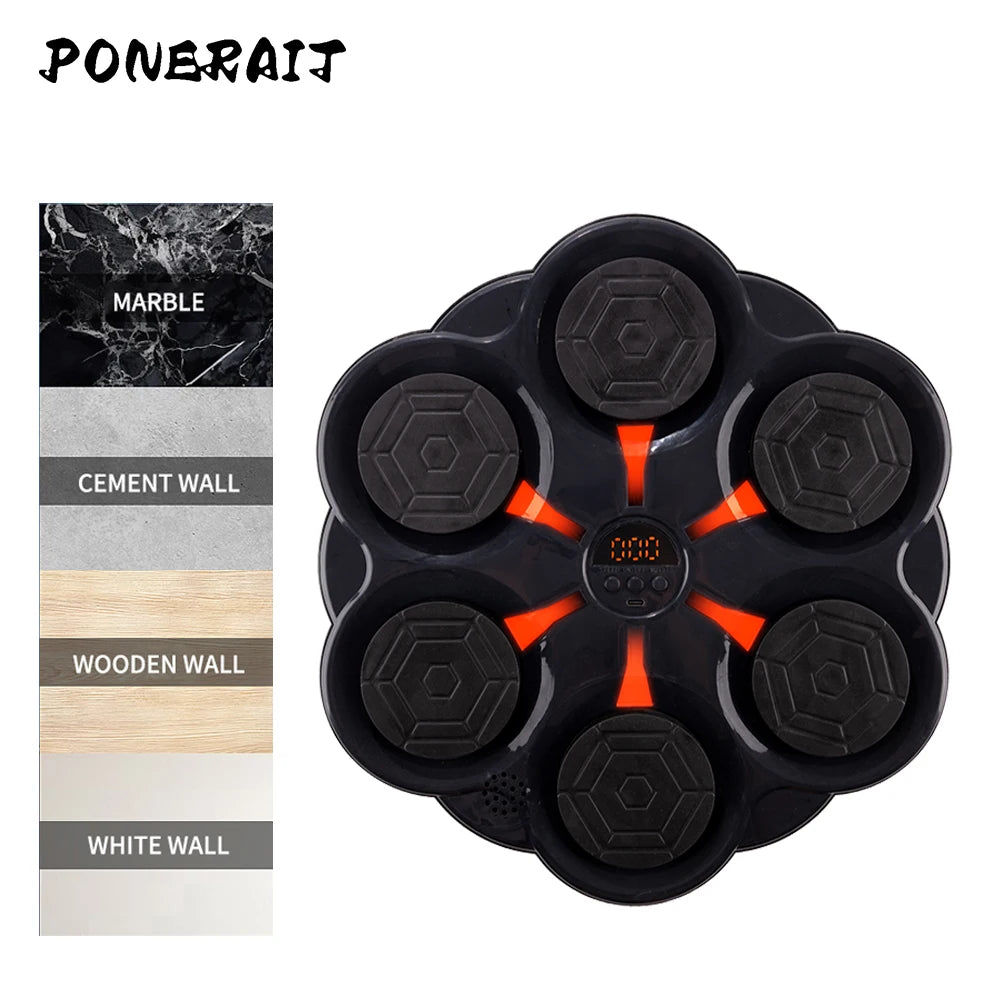 PONERAIT High Quality Adult Smart Music Electronic Beat Boxing Machine Training Includes Gloves