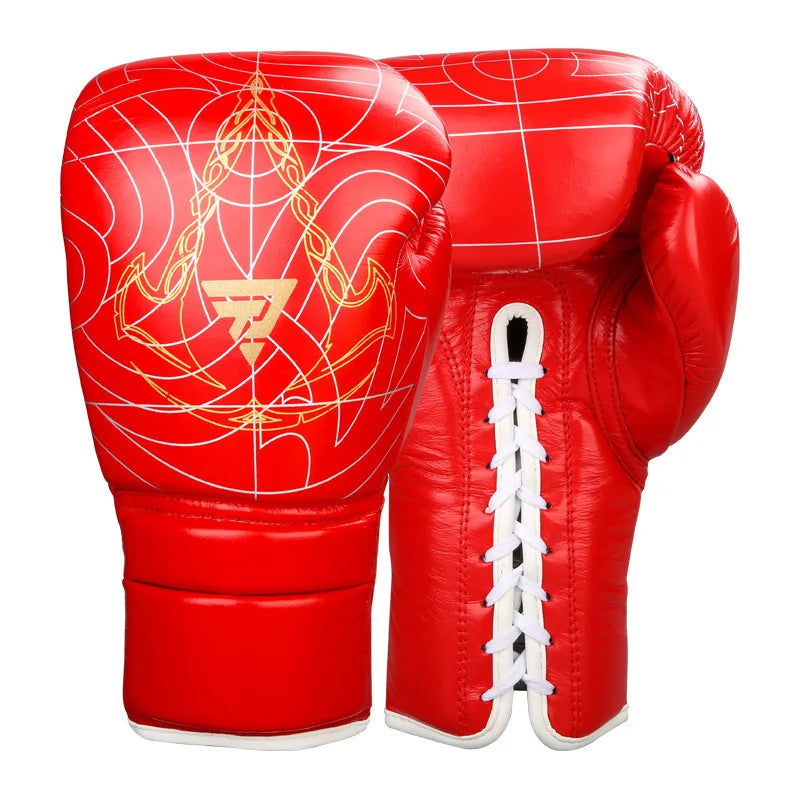 Leather Boxing Gloves for Man professional Trainers & boxers