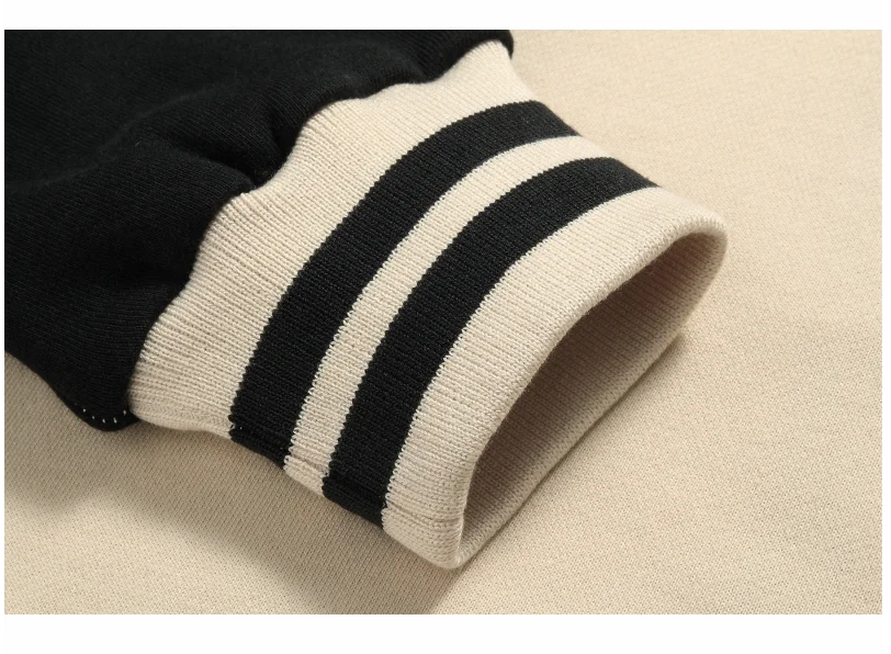 Men's Long Sleeve Jacket College Style Warm and Comfortable