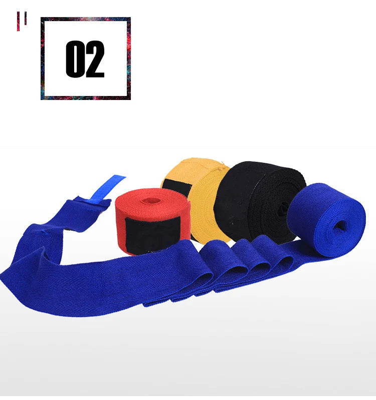 Cotton Boxing Bandage Sports Strap Sanda Kick Boxing MMA Hand Gloves Wraps