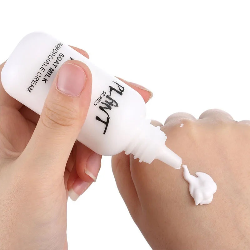 Make up Lazy Face Foundation Goat Milk Cream Whitening Full Coverage Waterproof