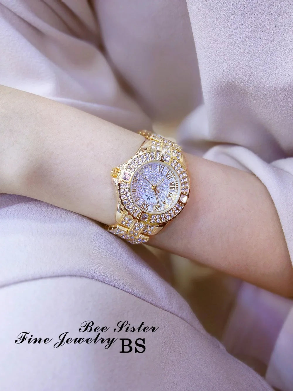 Women Watches Diamond Gold Watch Ladies Wrist Watches Luxury Brand