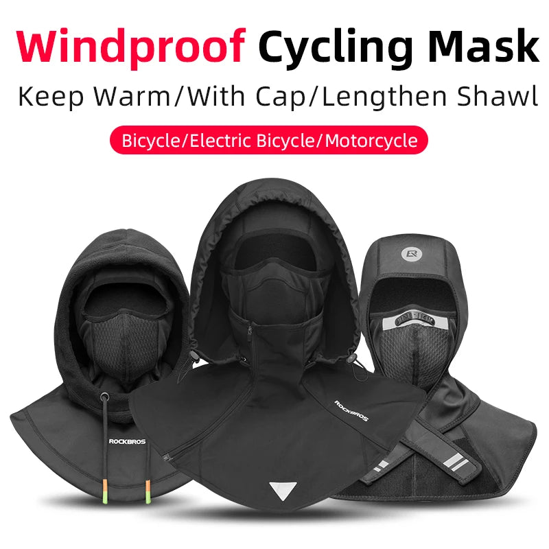 ROCKBROS Motorcycle Scooter Mask Winter Cycling Face Mask MEN