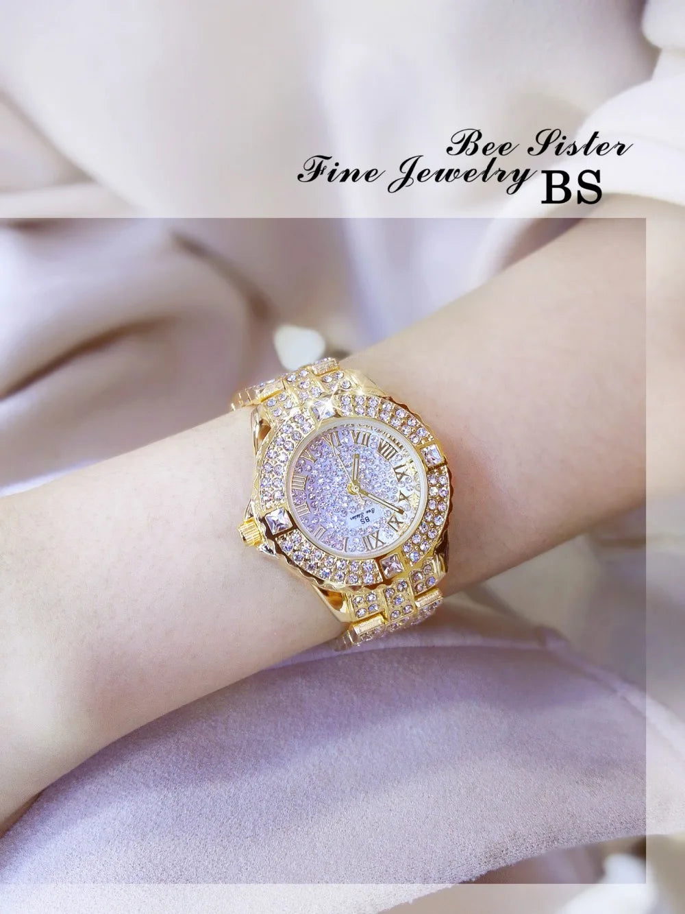 Women Watches Diamond Gold Watch Ladies Wrist Watches Luxury Brand