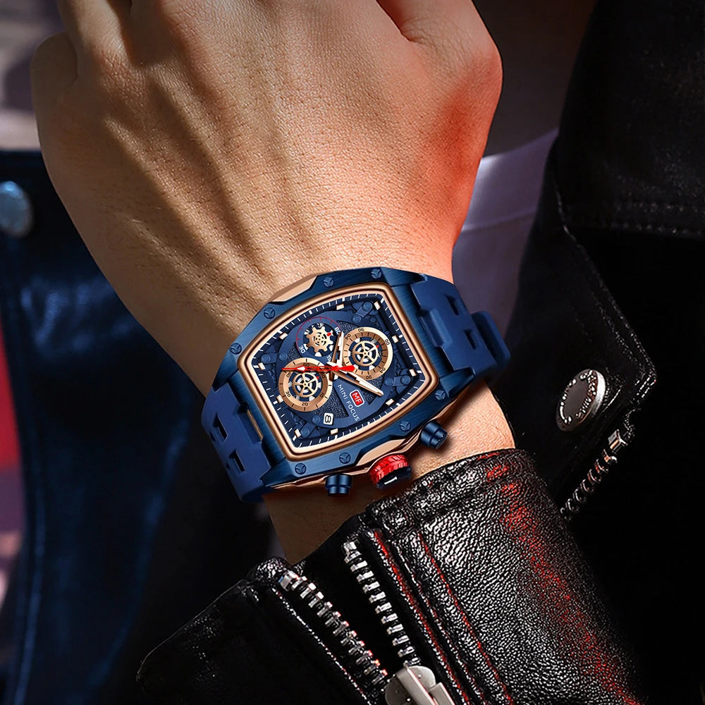 Watches Luxury Sport Quartz Watch for Men Waterproof with Luminous Hands
