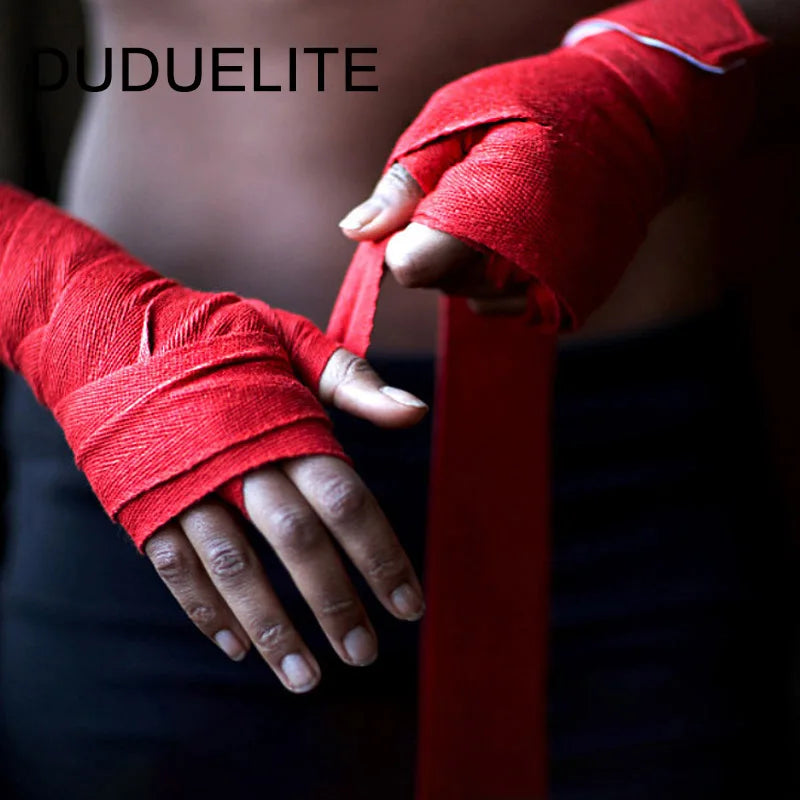 Cotton Boxing Bandage Sports Strap Sanda Kick Boxing MMA Hand Gloves Wraps