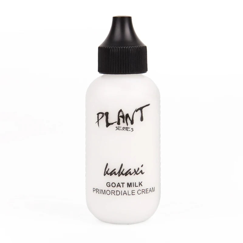 Make up Lazy Face Foundation Goat Milk Cream Whitening Full Coverage Waterproof