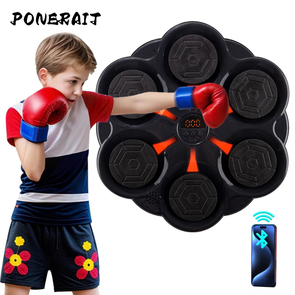 PONERAIT High Quality Adult Smart Music Electronic Beat Boxing Machine Training Includes Gloves