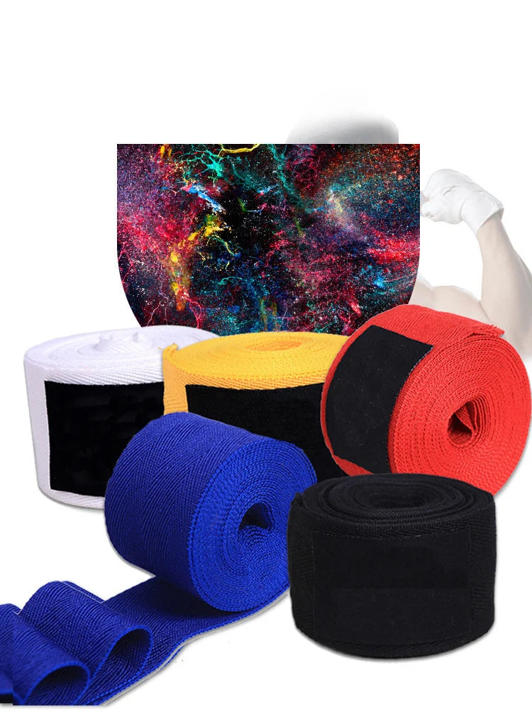 Cotton Boxing Bandage Sports Strap Sanda Kick Boxing MMA Hand Gloves Wraps