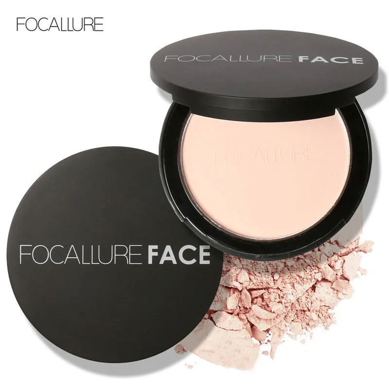 Face Pressed Powder Oil Control Makeup Mineral Powder Natural