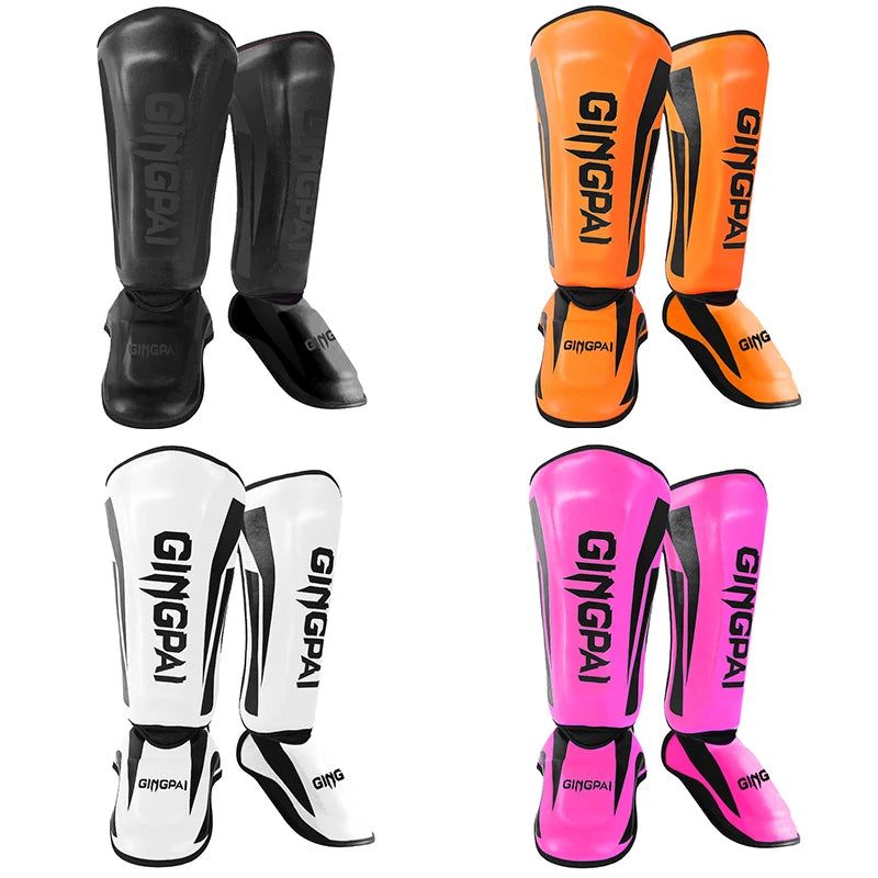 Kickboxing Boxing Shin Guard Pads Muay Thai Martial Arts Leg Protector