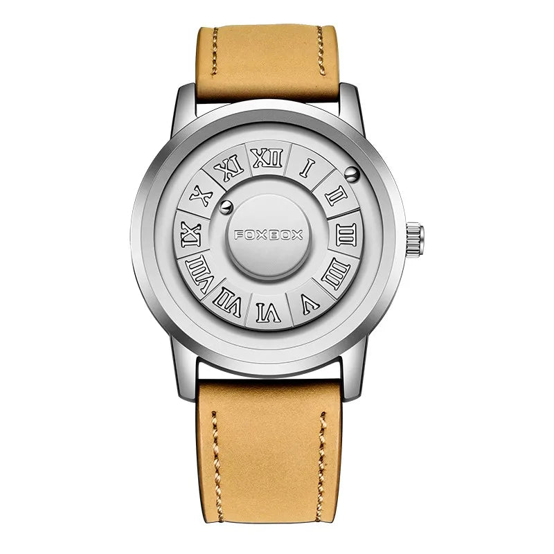 FOXOBOX Brand Luxury Scrolling  Force Quartz Wristwatch
