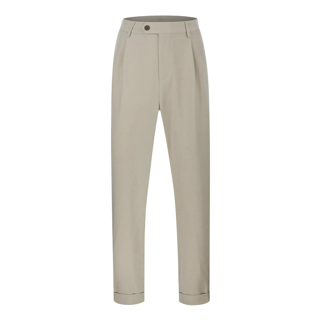 Wide Leg Casual Pants for Mens Solid