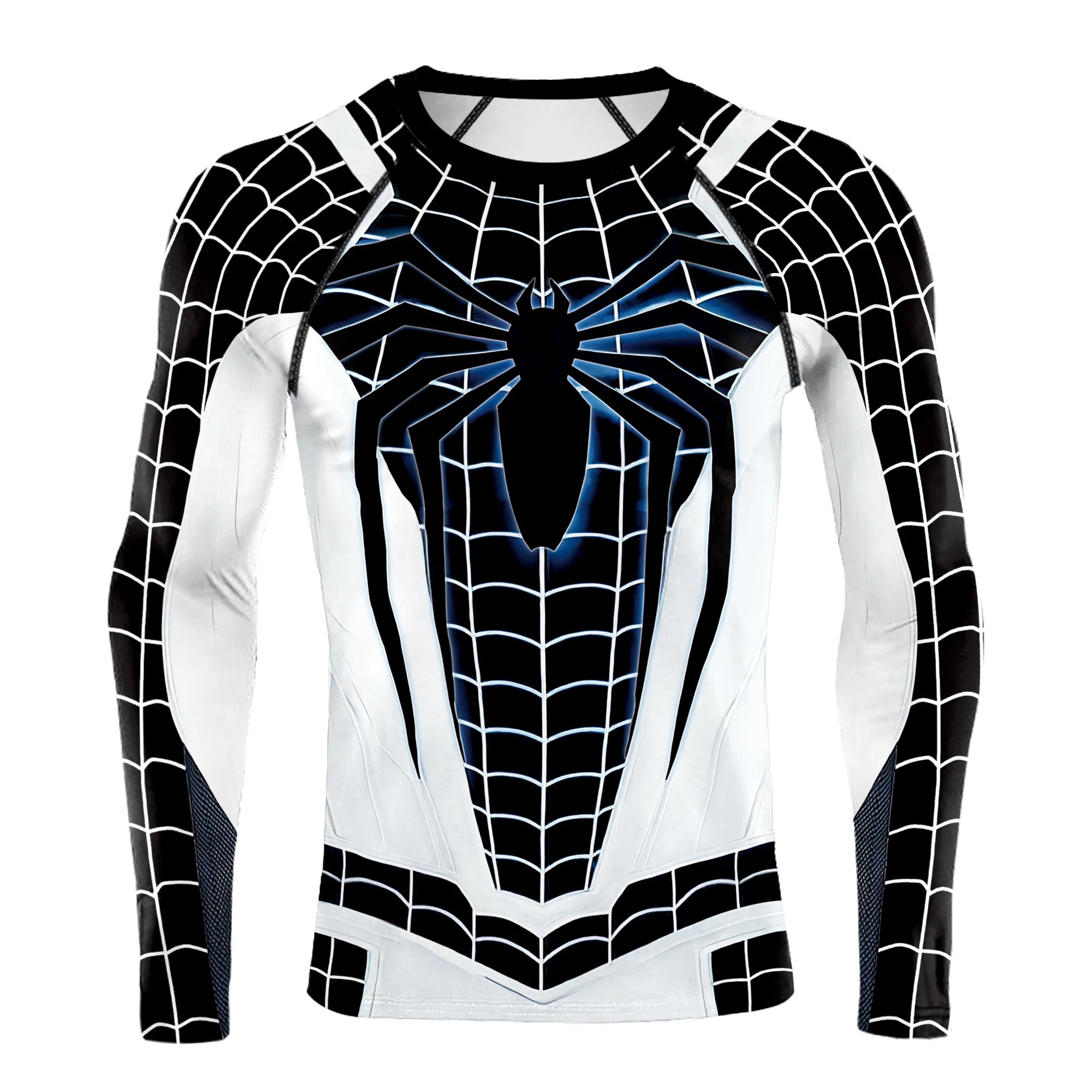 Compression Shirts for Men Long Sleeve of Avengers  Fitness Sportwear