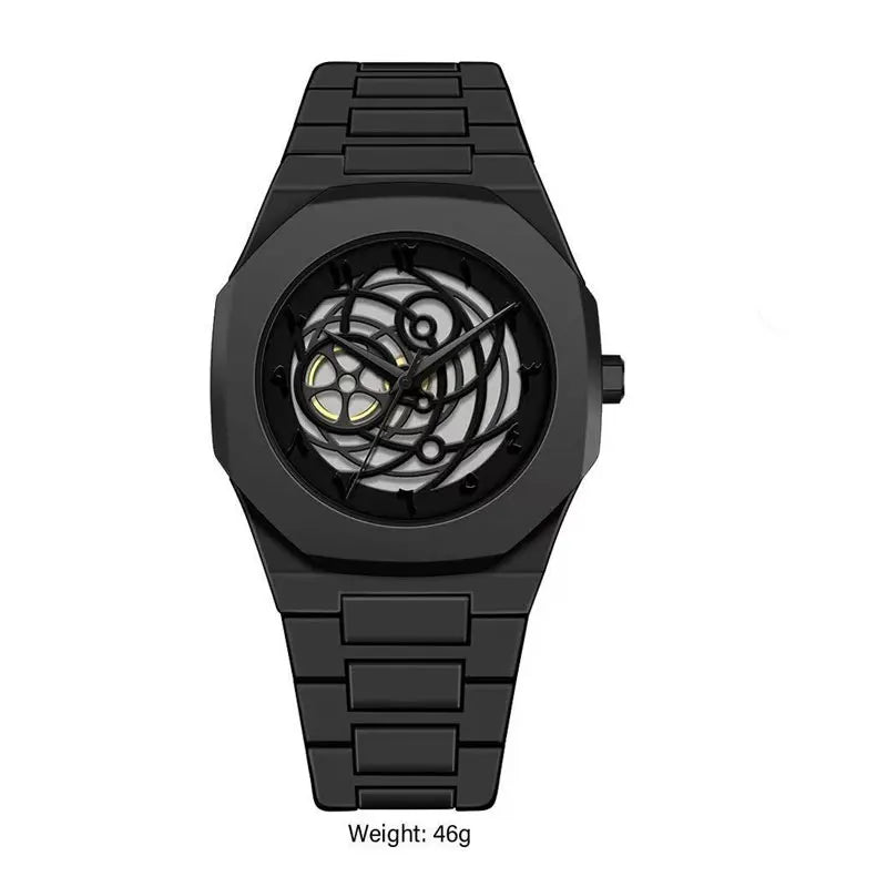 Dial Design Black Classic Quartz Watch