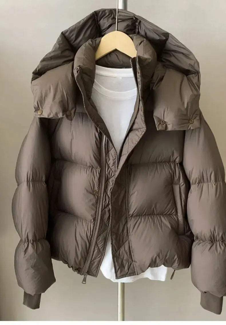 Hooded Cotton Jacket of Women