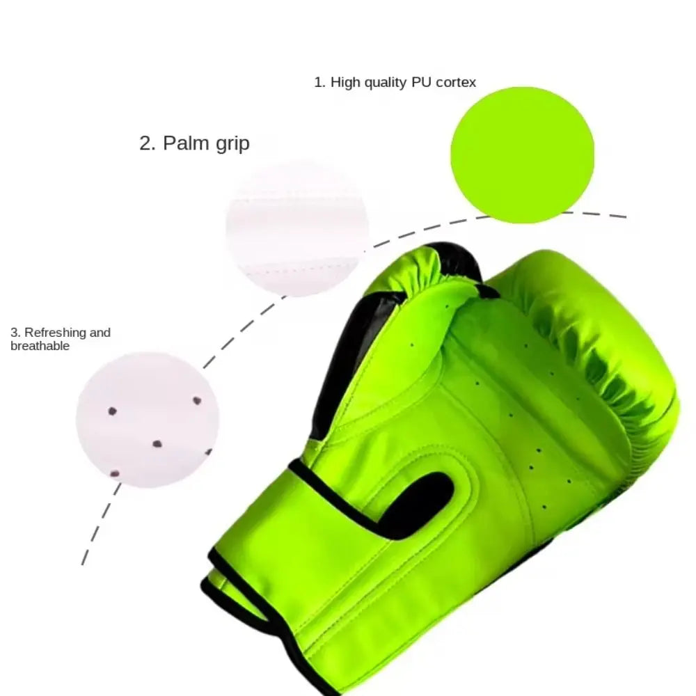 Adult Boxing Gloves PU Breathable Professional Fighting Gloves