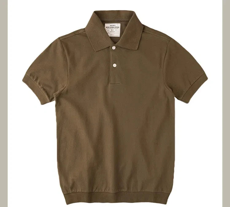 American t-shirt men short-sleeved polo shirt men half-sleeved summer