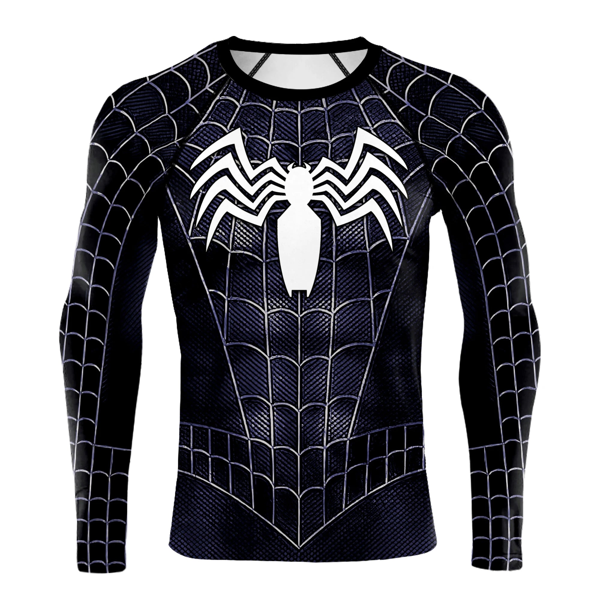 Compression Shirts for Men Long Sleeve of Avengers  Fitness Sportwear