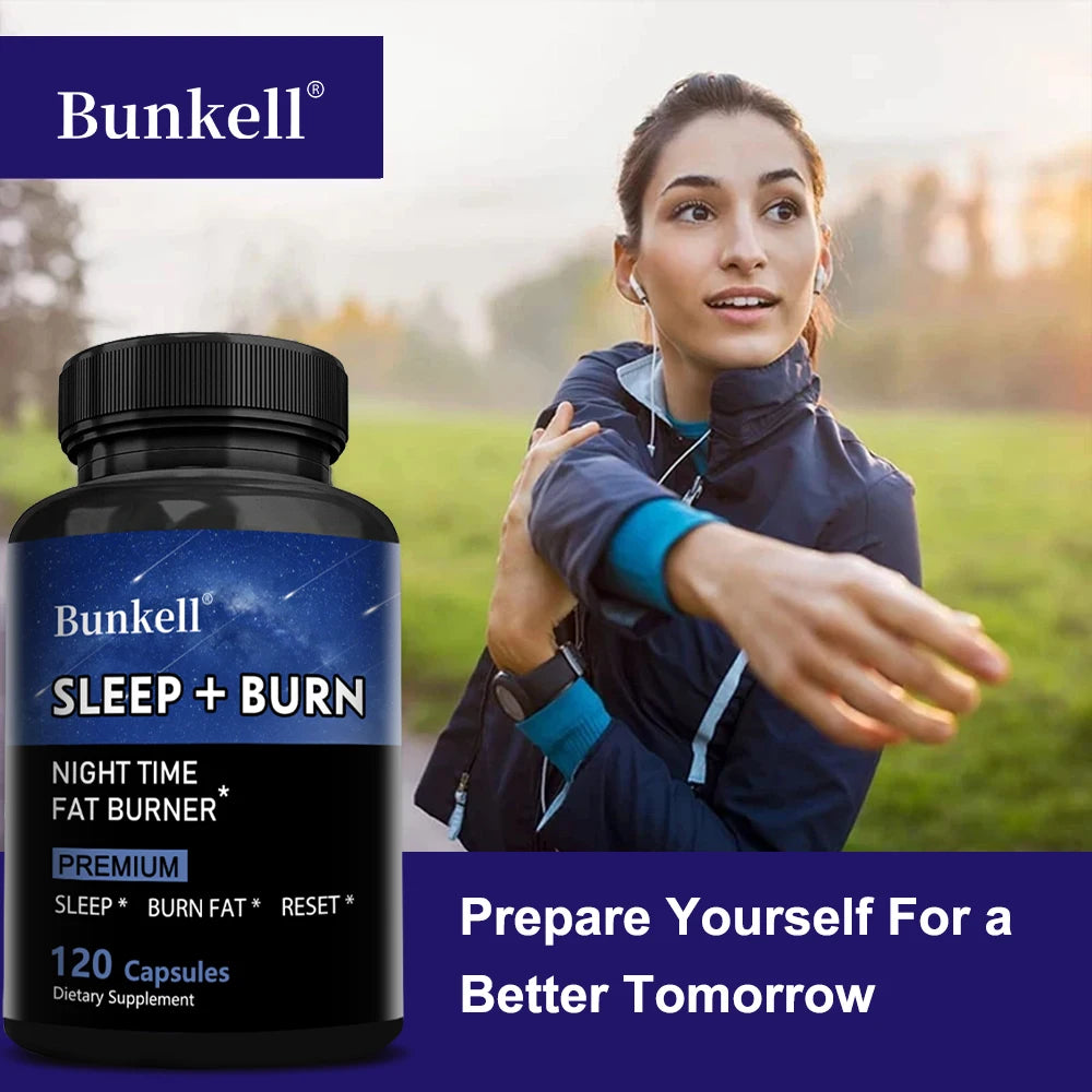 Night Fat Burner and Sleep Supplement - Boost Metabolism and Burn Fat Effectively,