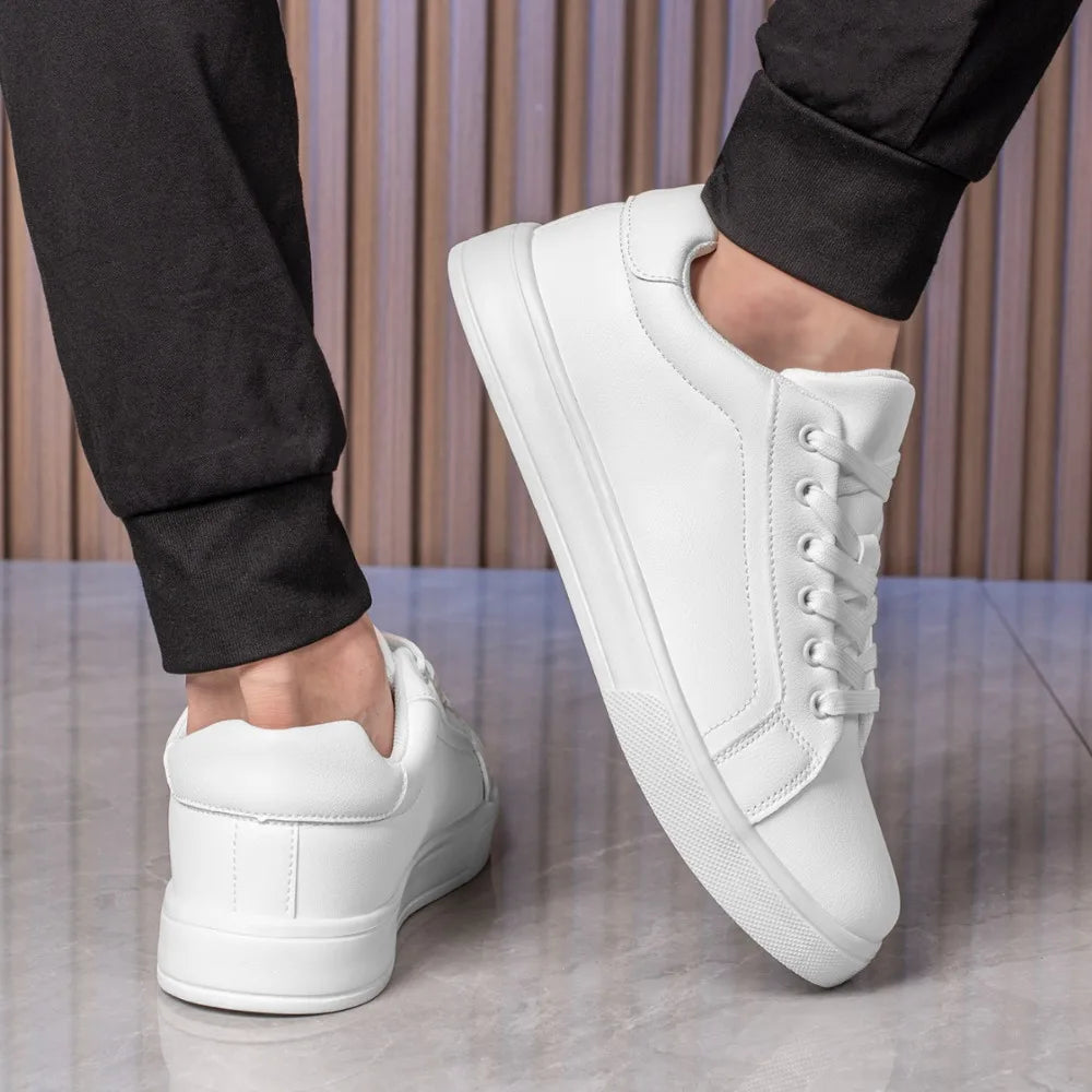 Leather Men Shoes Sneakers Shoe Breathable Leisure Male Sneakers