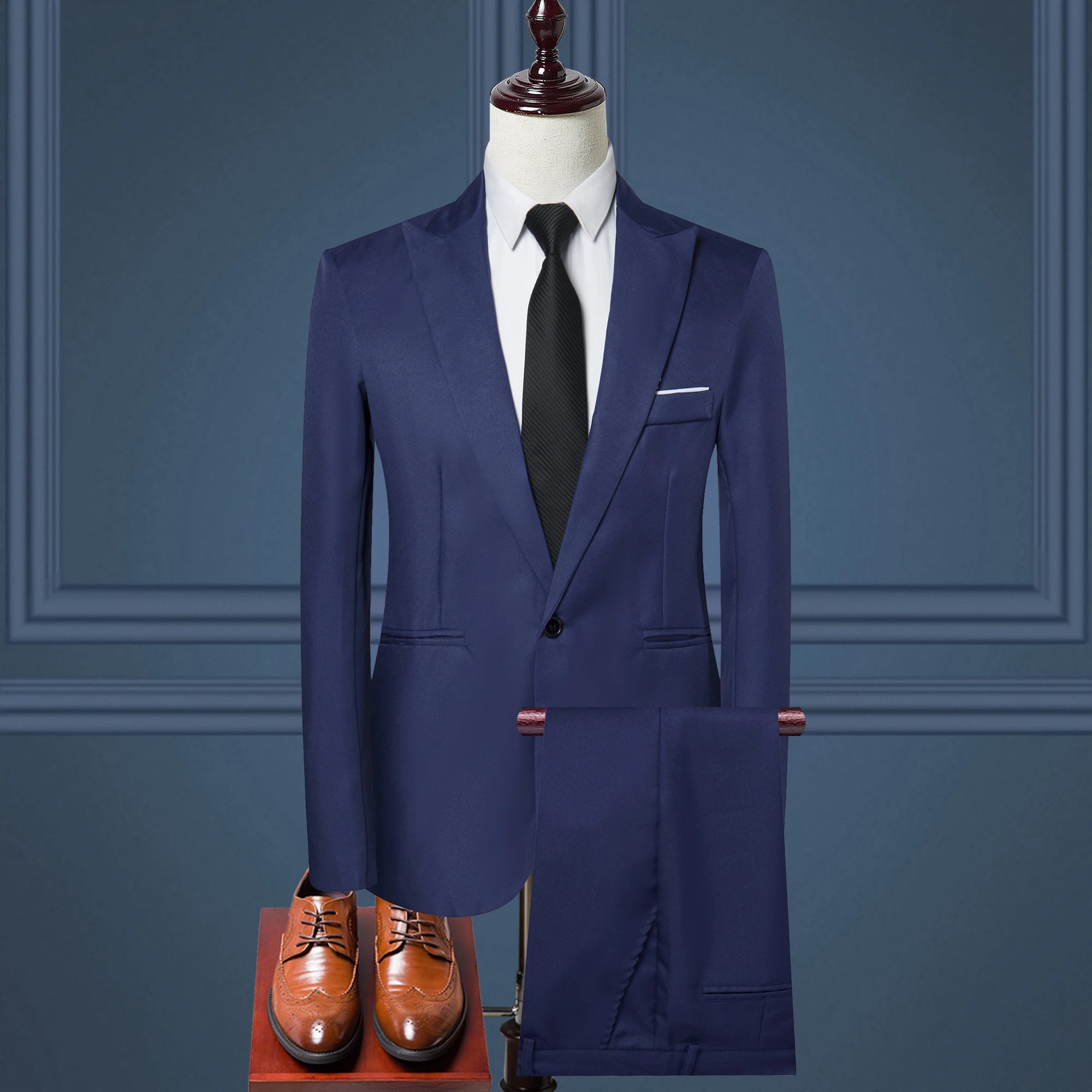 Luxury Men's Suit Business Casual Suit Two-piece