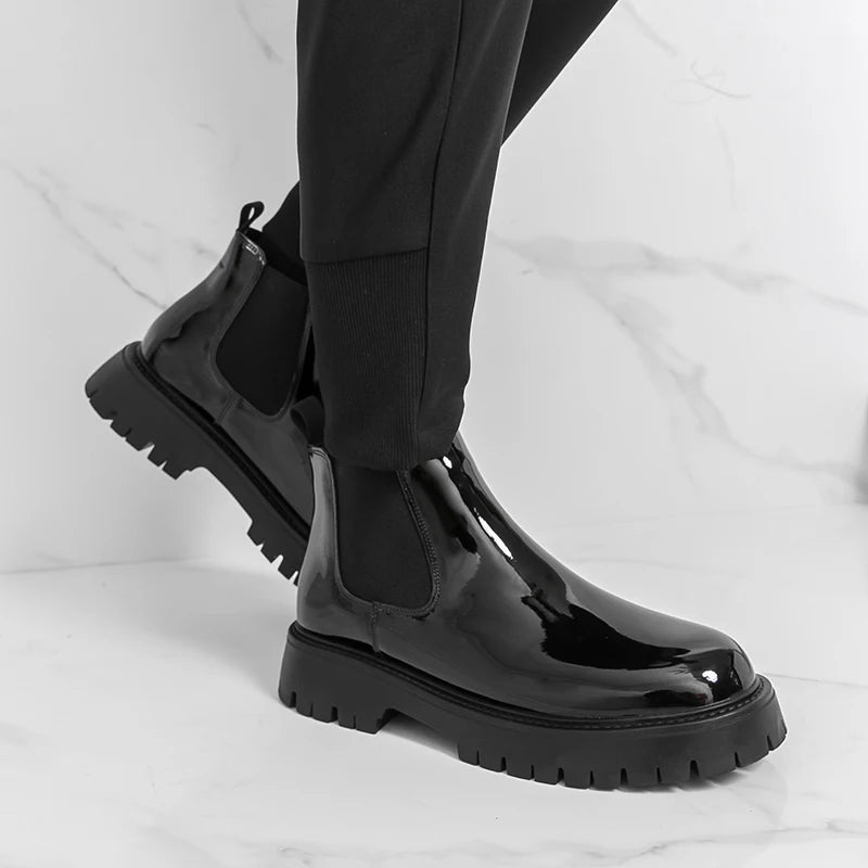 winter boots for models casual style Office and formal Leisure Business Thick
