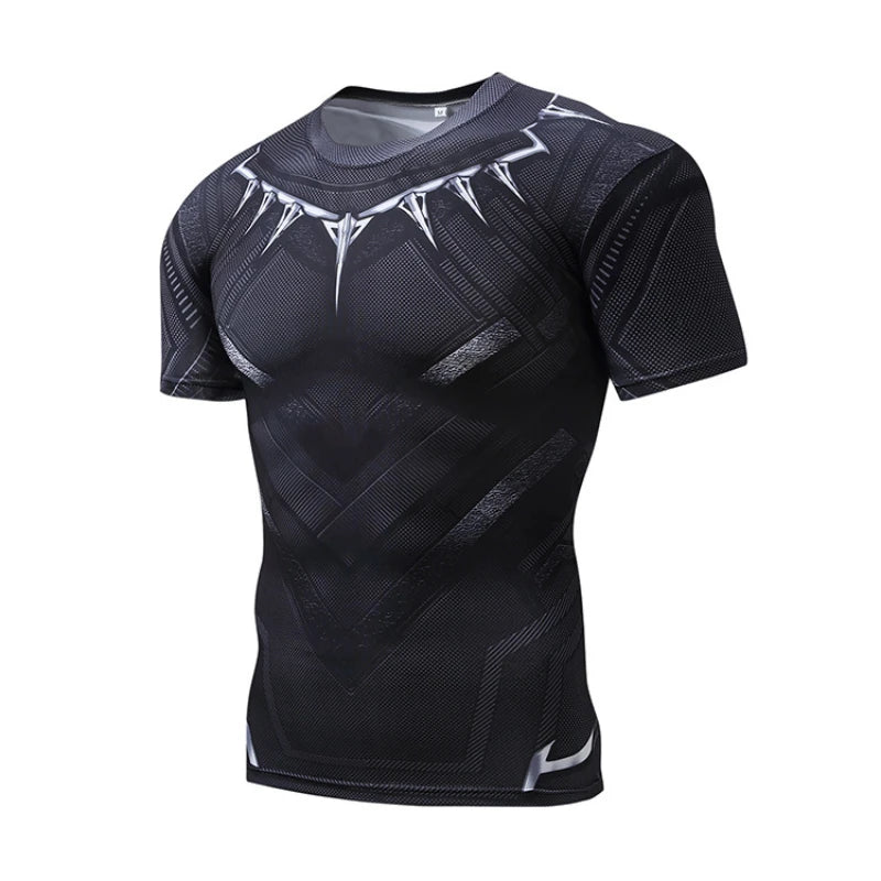 Marvel T Shirt Avengers Sports Fitness