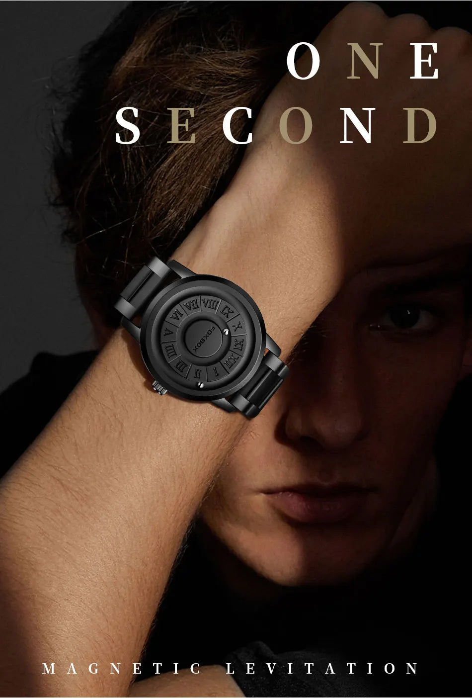 FOXOBOX Brand Luxury Scrolling  Force Quartz Wristwatch