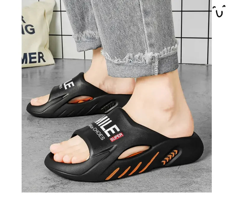 Men Summer Massage Slippers Women Indoor Soft Bottom Slippers Outdoor Garden