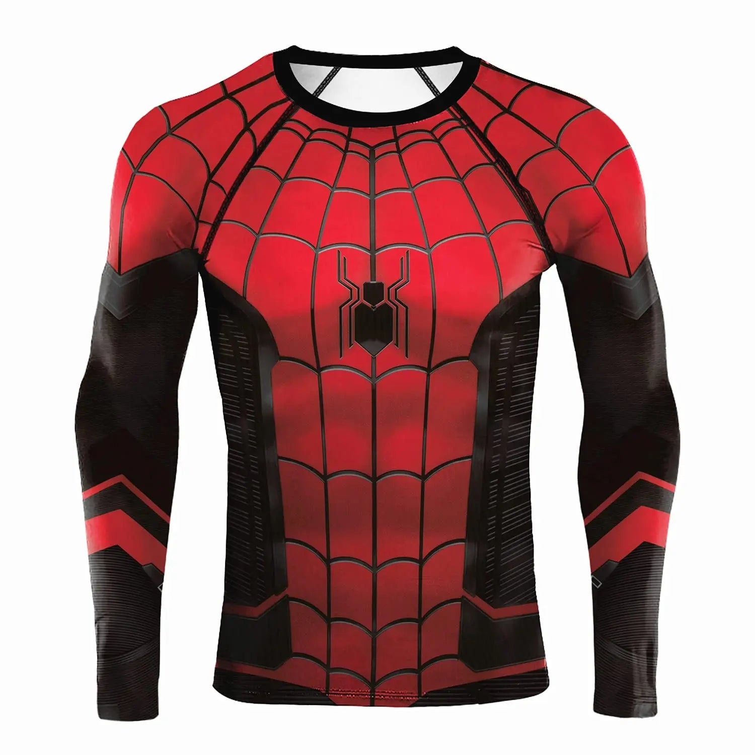 Compression Shirts for Men Long Sleeve of Avengers  Fitness Sportwear