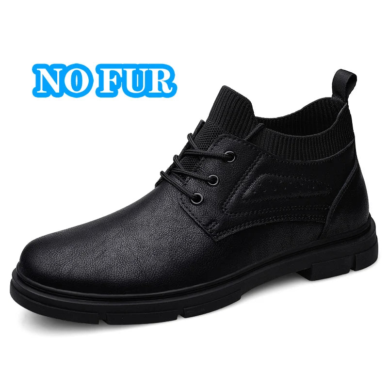 Genuine Leather Boots New Fashion Men's Boats Comfortable Sports Ankle Boots