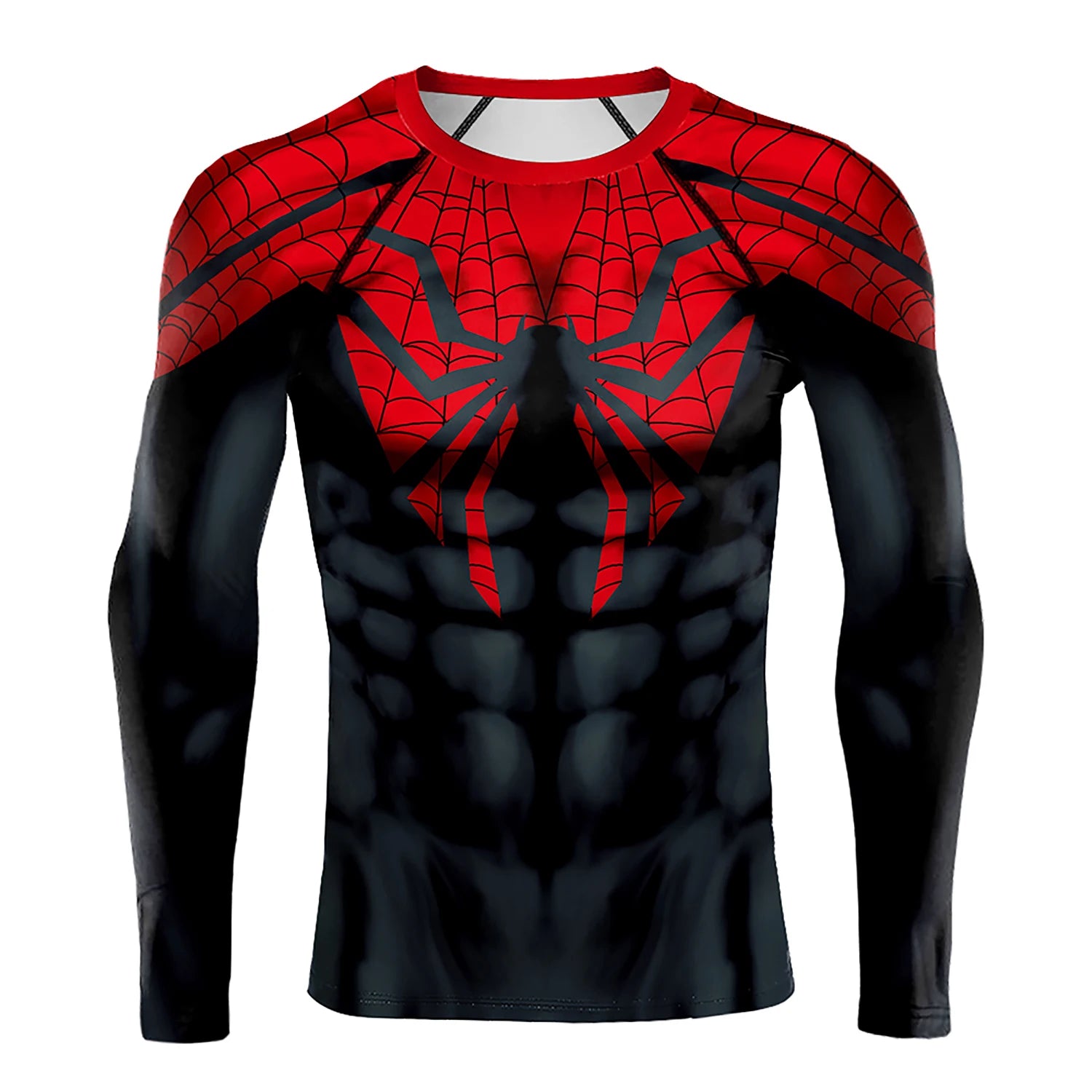 Compression Shirts for Men Long Sleeve of Avengers  Fitness Sportwear