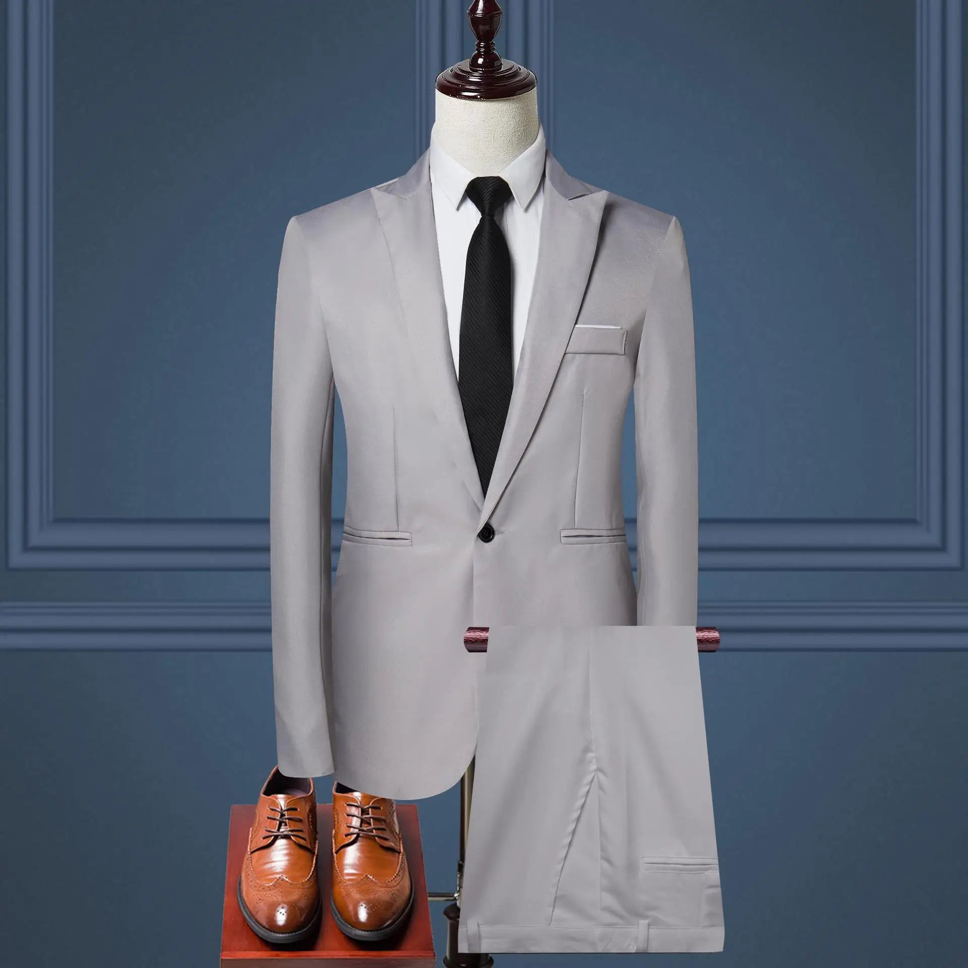 Luxury Men's Suit Business Casual Suit Two-piece