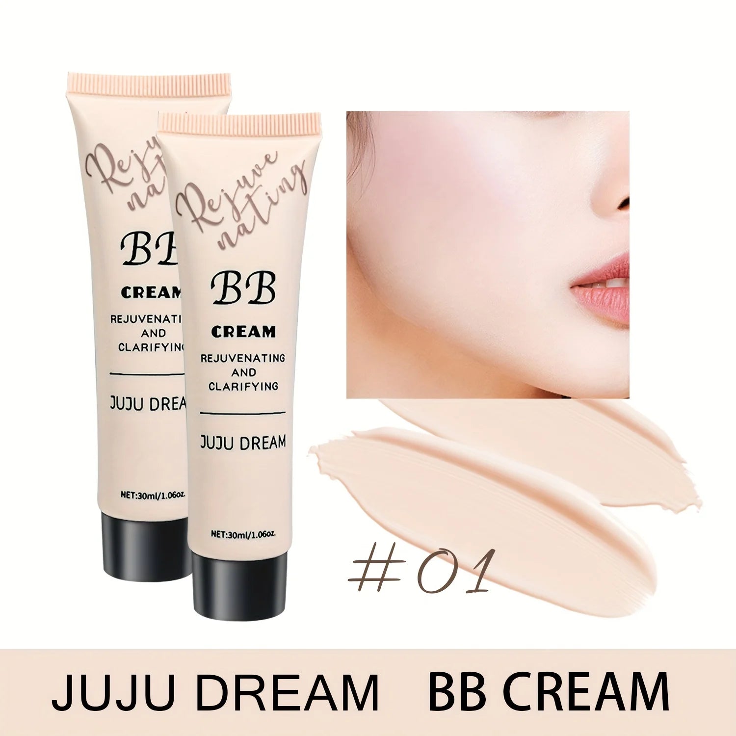 Natural Concealer BB Cream, moisturizing and nourishing, natural translucent primer