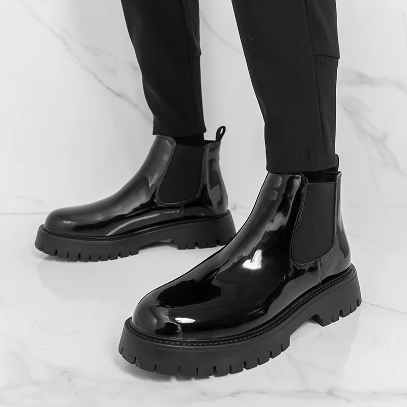 winter boots for models casual style Office and formal Leisure Business Thick