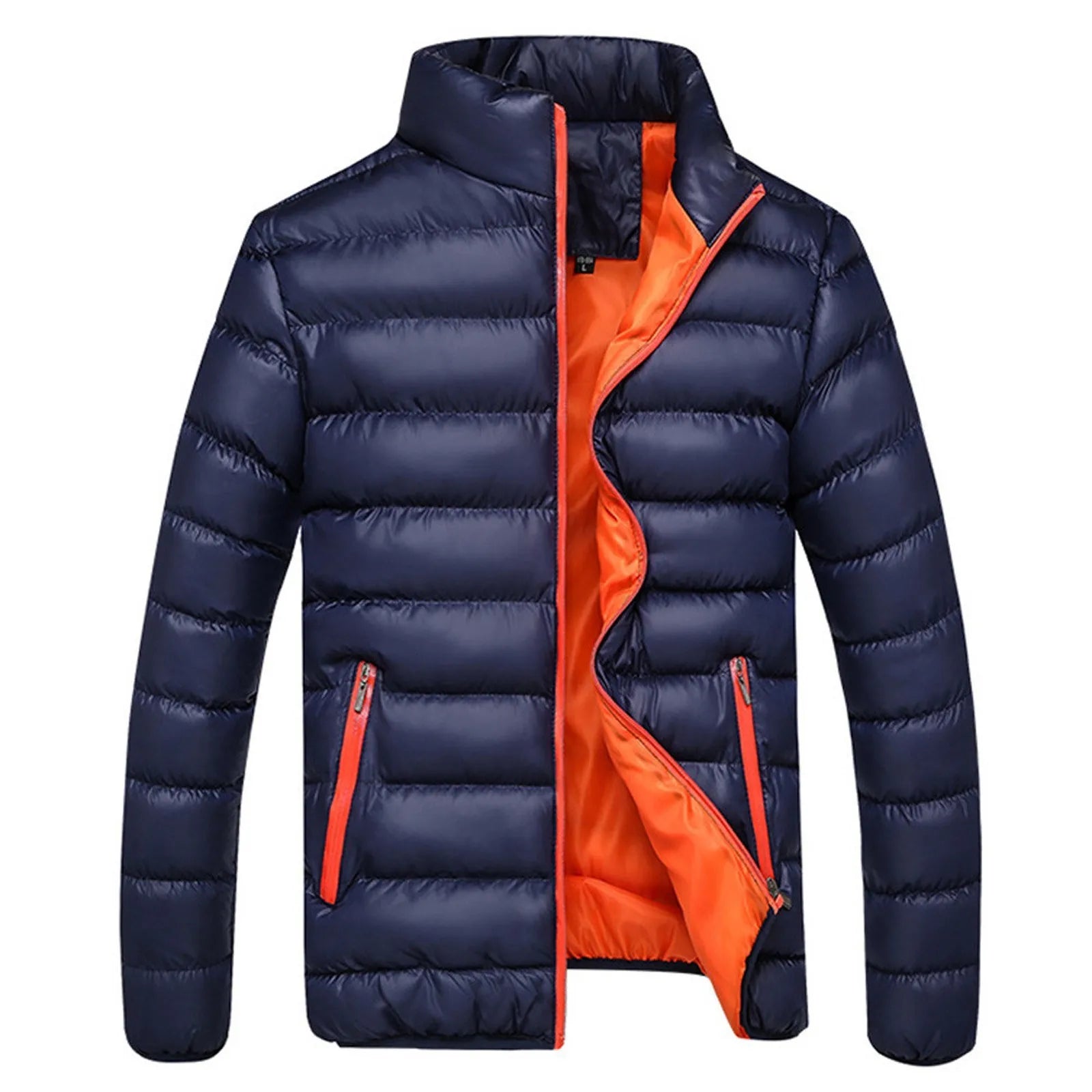 Men's Jacket Stand-Collar Lightweight Outerwear's for Man Comfort Hombre