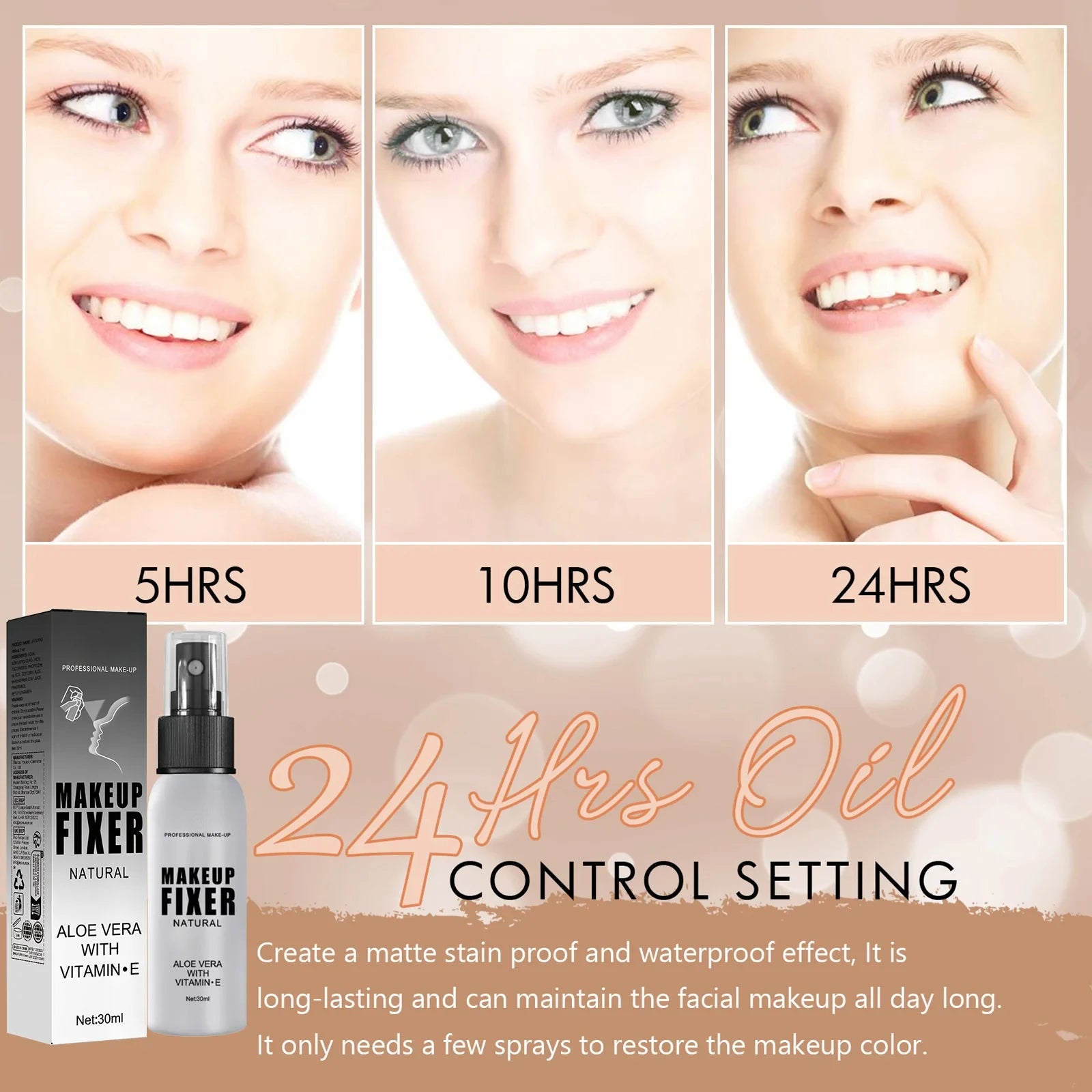 Makeup Setting Spray For Face Transfer-proof Long-lasting Oil-free